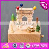 Customize Lovely Gifts Wooden Baby Music Box W07B043 thumbnail-1