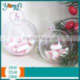 Decoration Christmas Ornament Plastic Ball Transparent thumbnail-1