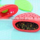 Hot Selling Silicone FDA Standard Tea Infuser Strawberry Tea Strainer thumbnail-2