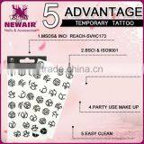 Waterproof Body Safe Logo Style Funny Temporary Tattoo Sticker thumbnail-4