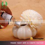 Reed Diffuser Handmade White Sola Wood Perfume Flowers 8CM thumbnail-1