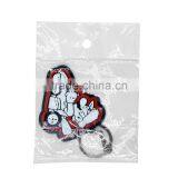 Newest Fashion Silicon Keychain Soft 3D Pvc Keychain Rubber Keychain thumbnail-4