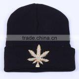 Fashion Hot Drilling CC Winter Beanies With Rhinestone thumbnail-6