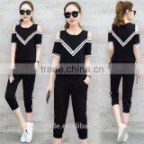 Customized Women's Fitness Sports Tracksuit Running Suit for Women thumbnail-2