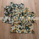 BBY6027 Hot Sale Kids Girl off Shoulder Flower Tops for Summer thumbnail-1
