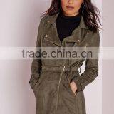 Best Selling Girls Faux Suede Biker Jacket Low Price thumbnail-1