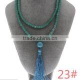 Latest Design Beads Necklaces Knotted Mala Buddhist Beads Necklace thumbnail-1