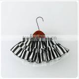 Black And White Stripes New Design Tutu Skirt Double Layers Daily Skirts thumbnail-2