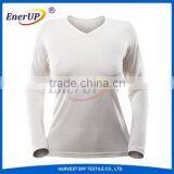 50%Merino Wool 50%Polyester Heated Long Johns For Women thumbnail-6