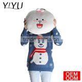 Custom Vintage Knitting Pattern Jumper Sweater Women Snowman Christmas Sweater thumbnail-4