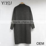 Ladies Fashion Black Winter 3/4 Sleeve V-neck Button Down Cardigan Sweater thumbnail-2