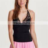 V Neck Cami With Contrast Border Summer Fashion Women Vest/tank Top thumbnail-4