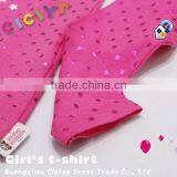 Lovely Teen Girl's Long Sleeve Cotton Knitting T-shirt With Carton Printing thumbnail-3