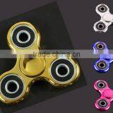 Electroplated Metal Color Fingertips Gyro Toys Finger Decompression Triangle Gyro Manufacturers thumbnail-1