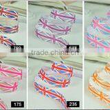 Hi-ana Ribbon 166 Manufacture Wholesale UK Flag Printed Ribbon,stripe Printed Grosgrain Ribbon thumbnail-2