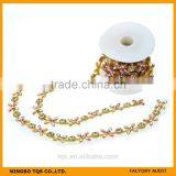 Rhinestone Brass Cup Chain thumbnail-1