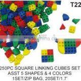 100 Pcs Triangle Linking Maths Cubes Blocks Toys thumbnail-4