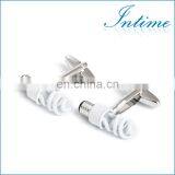 Novelty White Little Bulb Shirt Cufflinks thumbnail-1