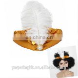 party supplies gold Arab feather headband