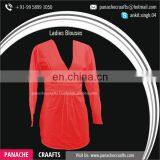 Fashion Summer Casual Chiffon Tops Blouse thumbnail-3