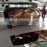 Black Mirror PVD Coated 8K Finish 316 4X8 Decorative Color Stainless Steel Sheet thumbnail-1