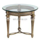 High Quality Clear Round Small Stand Glass Table Top thumbnail-1
