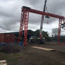 MH Type 5 Ton General Gantry Crane, Gantry Crane, Main Girder Box Support Leg Gantry Crane, Rail Type Small Crane thumbnail-1