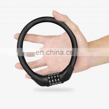 Bicycle Bike Smart Lock Four-Digit Password Anti Theft Lock For Bike Mountain Security Portable Ring Bicycle Accessories