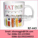 11oz Can Shape Promotional Ceramic Custom Drinking Cup Price Cheap With Good Quality