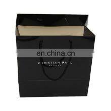Boutique Designed Cute Transparent Premium Luxury Personalized Paper Bag With Ribbon thumbnail-5