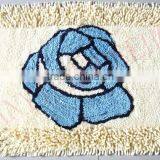 Rose Design Bath Mats Chenille Bath Mat