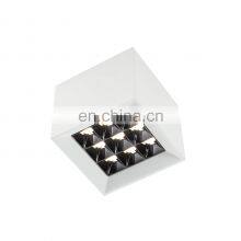 ALLWAY Square Honeycomb Anti Glare Surface Mounted Hall Lobby Hotel 5W 10W 18W 25W LED Linear Down Light thumbnail-3