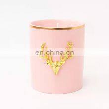 Aromatherapy Candles Christmas Deer Handmade Private Label Scented Soy Wax Smokeless Home Decoration Candles thumbnail-3