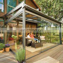 New High Profile Prefabricated Steel Structure Aluminum Sunroom thumbnail-5