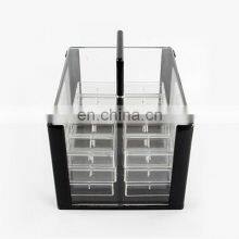 Cost Effective Transparent Premium 600 Casino Acrylic Rack Set Tray Poker Chip Cases thumbnail-2