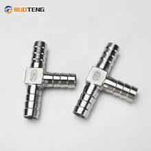 [RUOTENG] High Quality Stainless Steel Hose Barbs 3-Way T-Tee T-Barbs 1/2 Inch Combined Home Brewing Accessories thumbnail-4