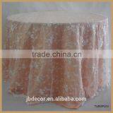 TL002C Factory Custom-made Round Lace Tablecloth Quality Choice thumbnail-5