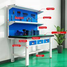 Professionelles Mechaniker-Arbeitsplatz: Kaltgewalzter Stahl, 50 mm antistatischer Arbeitsplatz und Multitool-Speichersystem – perfekt für die Wartung schwerer Geräte. thumbnail-3