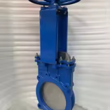 Slurry Knife Gate Valve Hot Selling PN16 DN100 Cast Ductile Iron Manual Electric Pneumatic Control for Water Gas Oil Media thumbnail-4