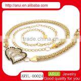2014 China Jewelry Heart Diamond Fake Belly Button Piercing Chains thumbnail-1