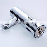 Chrome Plated Touch Free Auto Stop Faucet Motion Sensor Faucet Washbasin Sensor Tap With Temperature Control Handle thumbnail-2