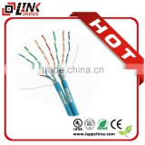 China pull box full copper utp systimax cat 6 ethernet cable bulk double shield