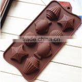 100% FDA Silicone Heart Shape Silicone Chocolate Molds Chocolate Maker Online Selling Silicone Cake Molds thumbnail-3