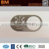 GEN2 Elevator Push Button Plate,Stainless Steel