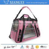 Airline Approved Durable Polyester Material Pet Carriers Soft Bottom Borad Pet Carrier Pet Bag for Dog Cat thumbnail-1