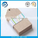 Blank kraft laundry tag paper with high quality and best price