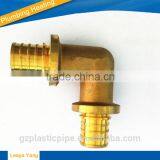 PEX Brass Fitting/PEX Pipes/PEX Tubes/ PEX Copper Fittings/1/2 Inch Lead Free Compression Coupler Threaded Brass Pex Elbow Pipe thumbnail-1
