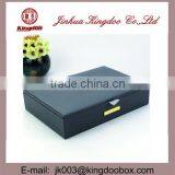 Jinhua Supplier Handmade PU Leather MDF Jewelry Box With Division Compartments thumbnail-3