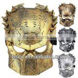 Golden Silver Plastic Movie Masquerade Predator Mask thumbnail-1