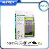 8000mAh Active Waterproof Solar Portable Power Bank Charger thumbnail-5